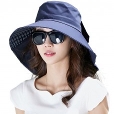 Wide Brim Summer Sun Flap Bill Cap Cotton Hat Neck Cover UPF 50+  688168927744 eb-83937822